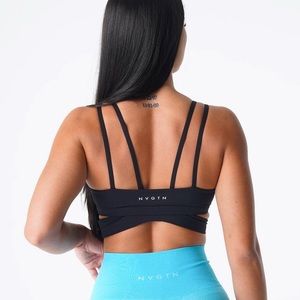 NVGTN Black Revolve Sports Bra: XS